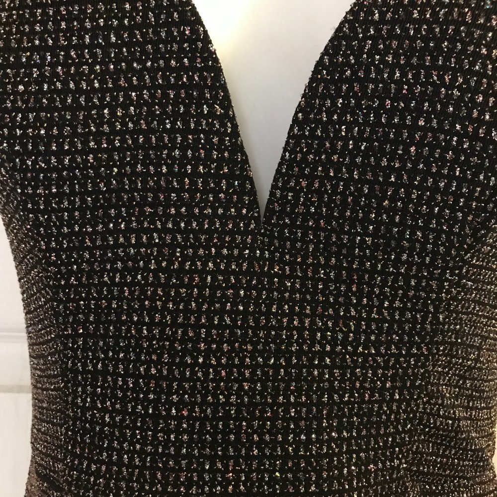 Trixxi Strapless Jumpsuit Black/Multi Color Size Medium New Without Tags